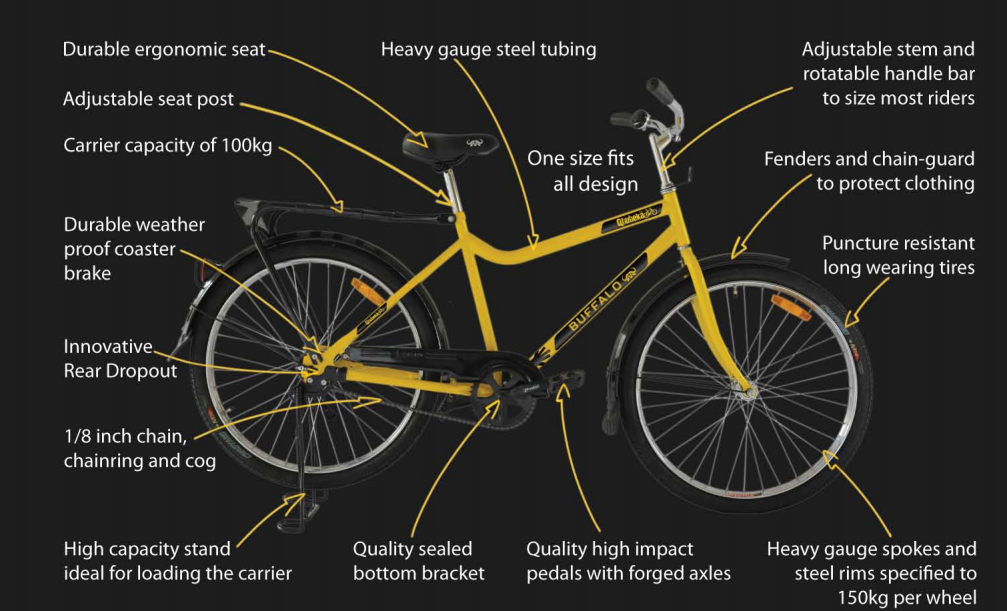 Buffalo bicycles cheap