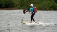 Jet Engine Surfing