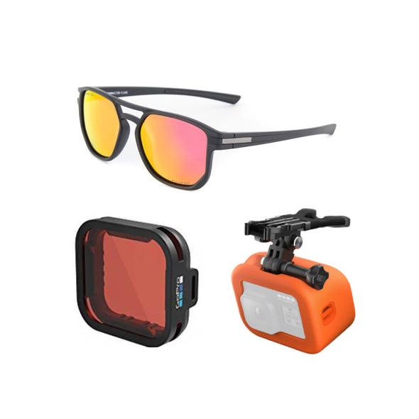 Trax HD Pro Action Camera + Gopro Surf Accessory Bundle