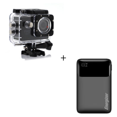 Trax Action Camera + Energizer Powerbank Bundle