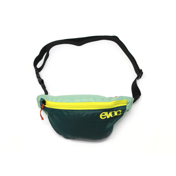 A practical hip bag/fanny pack - ideal for running, jogging and cycling. Stores all your essentials. Evoc Fanny Pack - Light Petrol